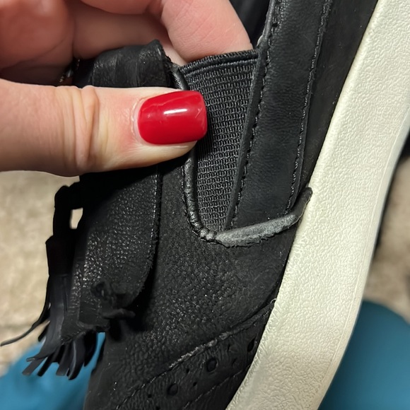 Cole Haan Suede Tassel Slip Ons 7.5 - Picture 3 of 6